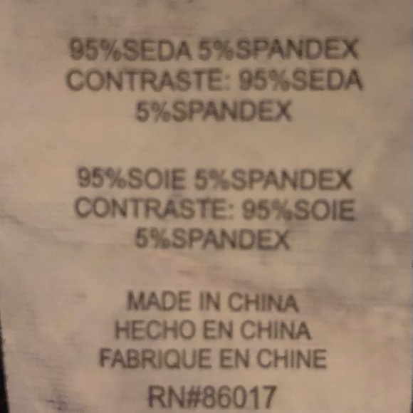 Bebe black silk blend cami with gold sequin bow small - Picture 4 of 5